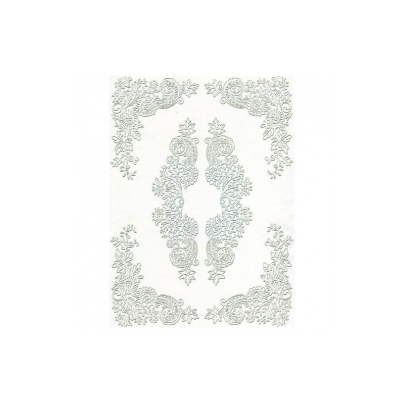 Papier ryżowy do decoupage koronka A4 ITD R551- sklep plastyczny szał