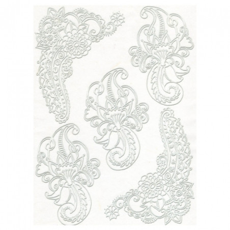 Papier ryżowy do decoupage koronka A4 ITD R553- sklep plastyczny szał