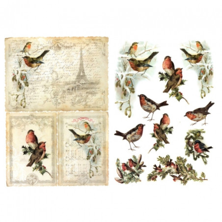 Decoupage paper A3 ITD 0322