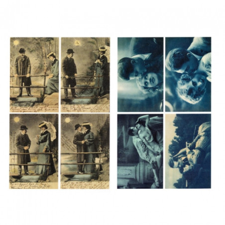 Decoupage paper A3 ITD 0324 vintage couple