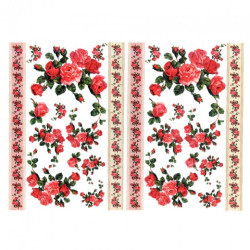 Papier do decoupage A3 ITD 0334 kwiaty róże - skelap plastyczny - szał