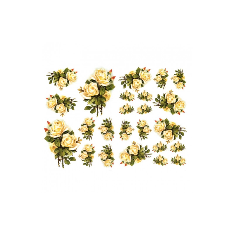 Decoupage paper A3 ITD 0336 roses