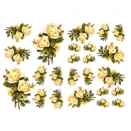 Decoupage paper A3 ITD 0336 roses