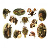 Decoupage paper A3 ITD 0339 hunting dogs
