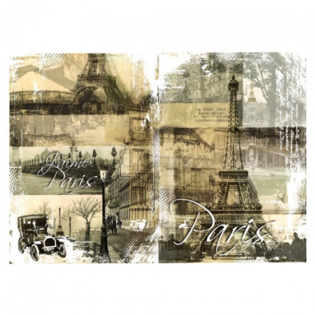 Decoupage paper A3 ITD 0341 retro paris