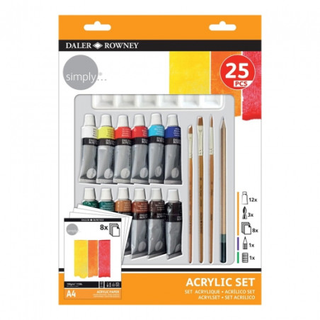 Daler Rowney simply acrylic set