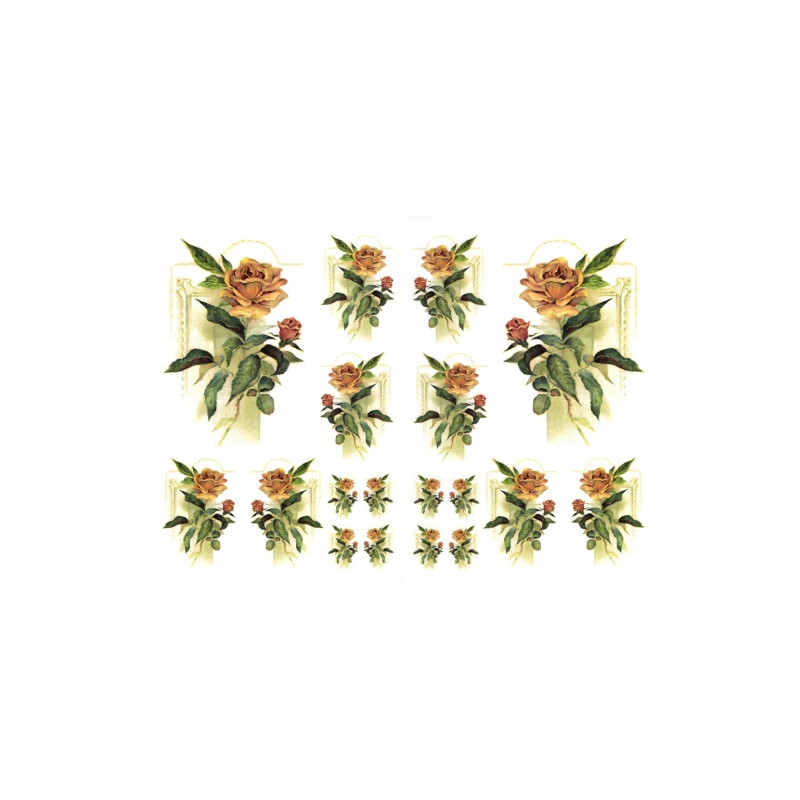 Decoupage paper A3 ITD 0353 roses
