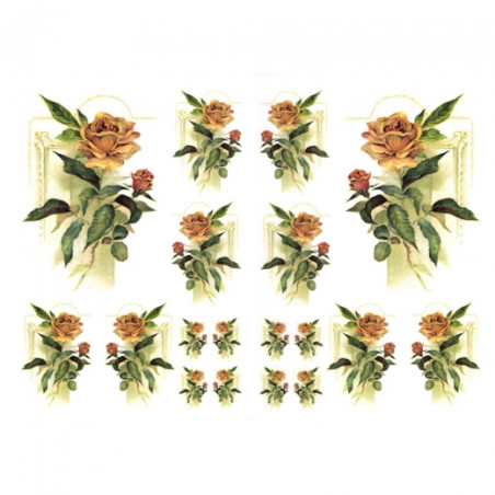 Decoupage paper A3 ITD 0353 roses