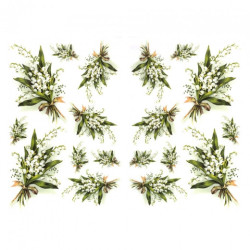 Papier do decoupage A3 ITD 0357