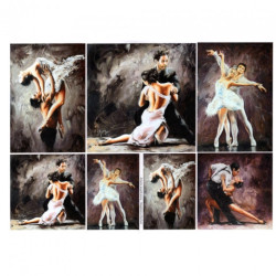 Decoupage paper A3 ITD 0366 dance
