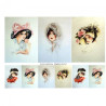 Decoupage paper A3 ITD 0372 woman portrait