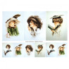 Papier do decoupage A3 ITD 0374 kobieta portret - sklep plastyczny - s