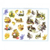 Papier do decoupage A3 ITD 0376 wielkanoc pisklaki - sklep plastyczny