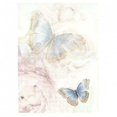 Papier do decoupage A3 ITD 0484 motyl - sklep plastyczny - szał dla pl
