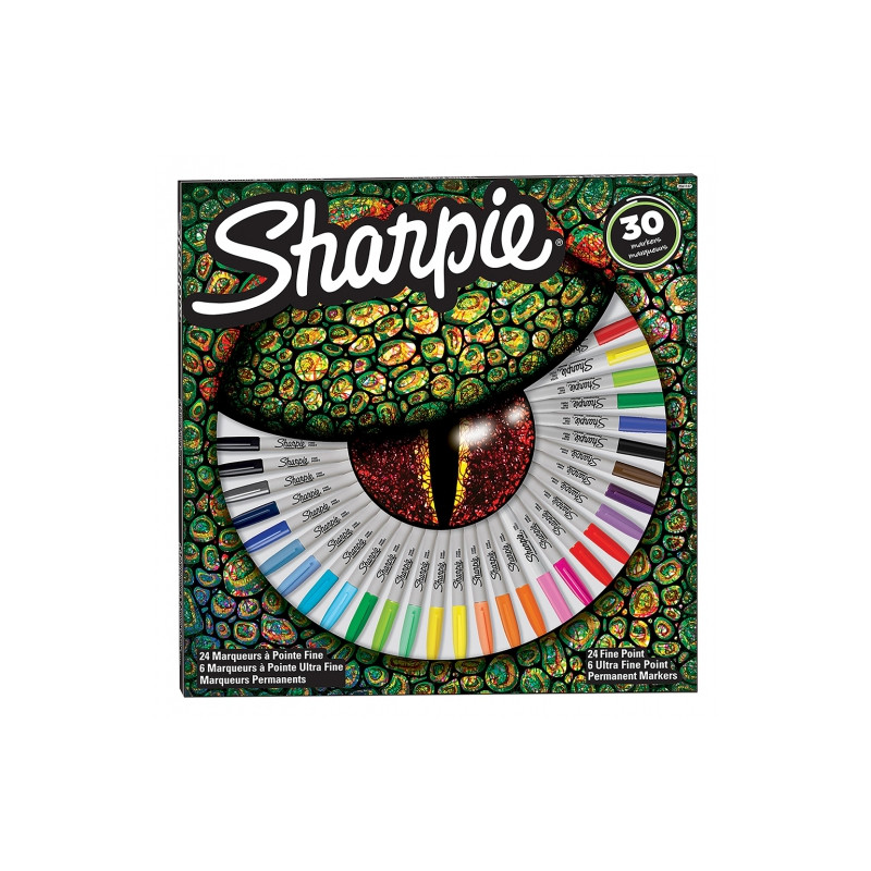 Sharpie set of permanent markers 30 pieces