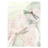 Decoupage paper A3 ITD 0487 dragonfly flowers