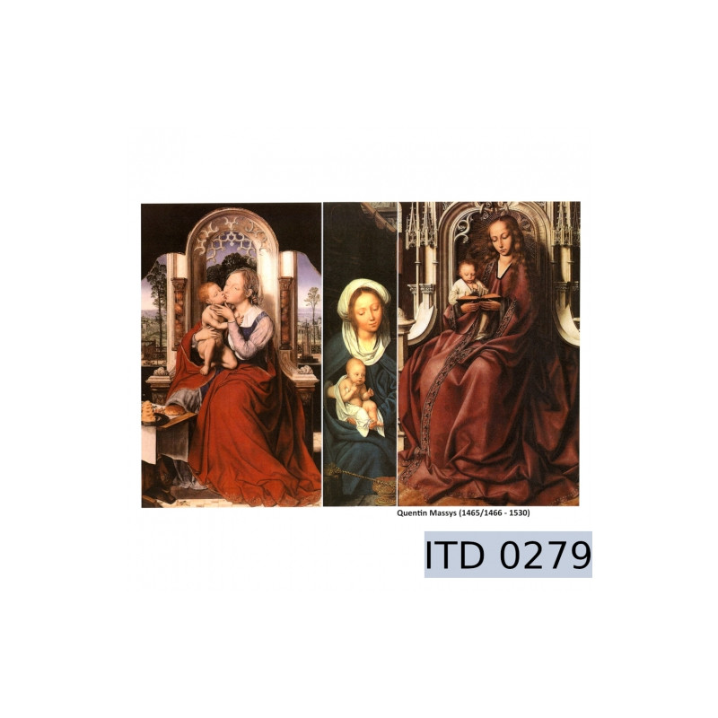 Papier do decoupage ikony 996-0279/A3 - sklep plastyczny - szał dla pl