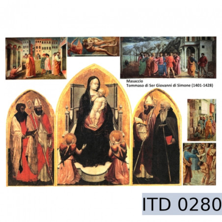 Decoupage paper icons 996-0280 / A3