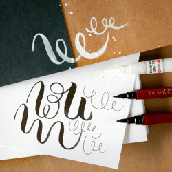 Kuretake a limited set of 2-piece Japanese brushes