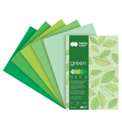 Block Happy Color deco green 5 colors A4 170 g 20 sheets