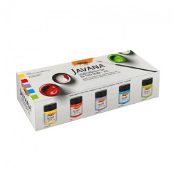Kreul javana xxl zestaw farb do tkanin 5x50ml - sklep plastyczny - sza