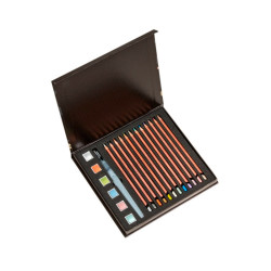 Derwent metallic mixed media zestaw metalicznych farb i kredek - sklep