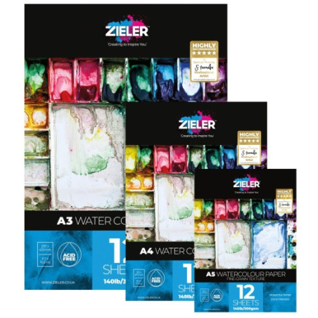 Zieler A4 water colour paper