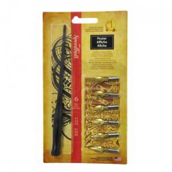 Speedball pióro do kaligrafii - zestaw poster - sklep plastyczny - sza