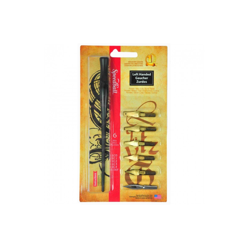 Speedball Left Handed Pen Set