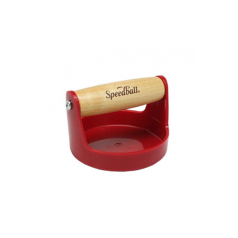 Speedball red baren - docisk drukarski 10.2 cm - sklep plastyczny - sz
