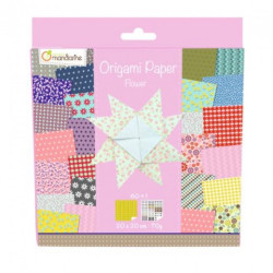 Avenue mandarine flower papier do origami 20x20 60k 70g - sklep plasty