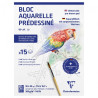 Blok Clairefontaine animals akwarelowy z gotowym szkicem 30x40cm 300g