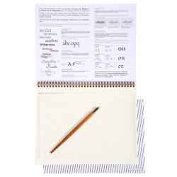 Brause calligraphy practice pad blok 29.7x23.1cm 90g 50 sheets