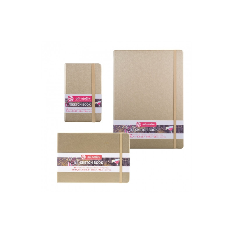 Sketchbook art creation sketch white gold