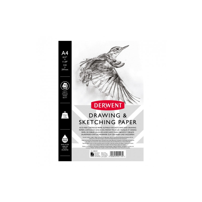 Szkicownik Derwent drawing & sketching paper 165g 30ark
