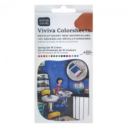 Viviva Colors spring watercolors 16 colors
