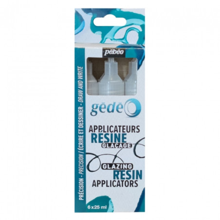 Pebeo resin applicator 6 pieces