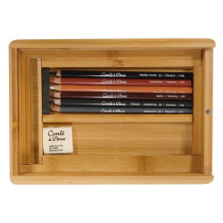 Conte a Paris sketch set in bamboo box