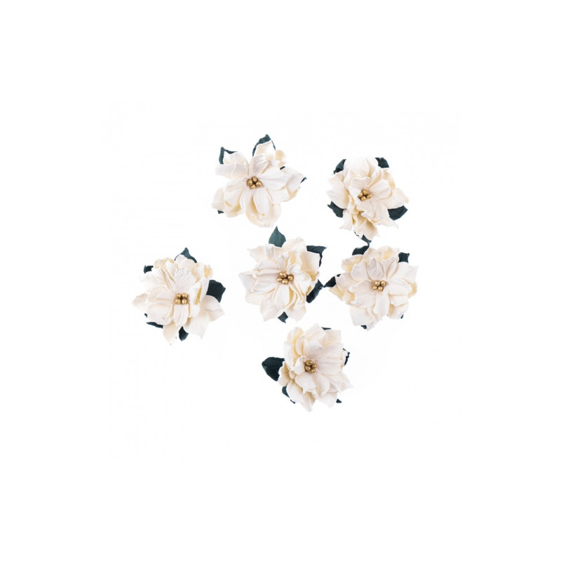 DP Craft poinsettia paper flower 5cm 6pcs
