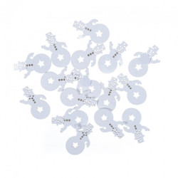 DP Craft adhesive wooden shapes- snowman 2,5 x 3,8cm 16pcs