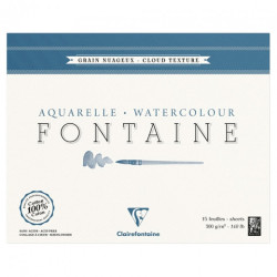 Blok Clairefontaine akwarelowy fontaine cloud texture 300g 15ark - skl