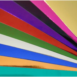 Clairefontaine karton metaliczny 25x35cm 10ark- sklep plastyczny szał