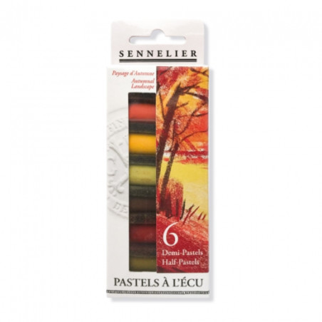 Sennelier autumnal landscape set 6 soft pastels