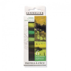 Sennelier spring countryside set 6 soft pastels