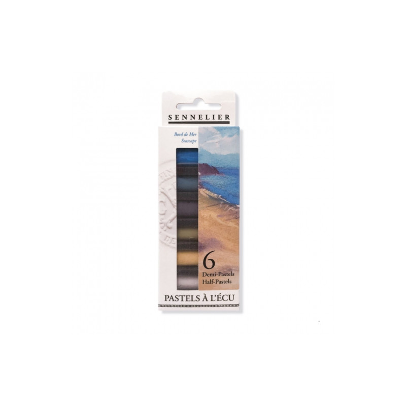 Sennelier seascape set 6 soft pastels
