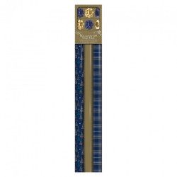 Clairefontaine luxury gift wrap pack navy metallic