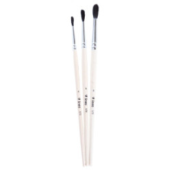 Lineo set nr 607 mixed round brushes 3pcs.