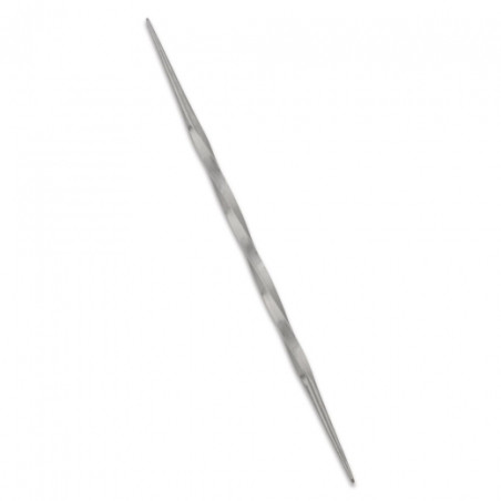 Steel twisted etching tool 17cm