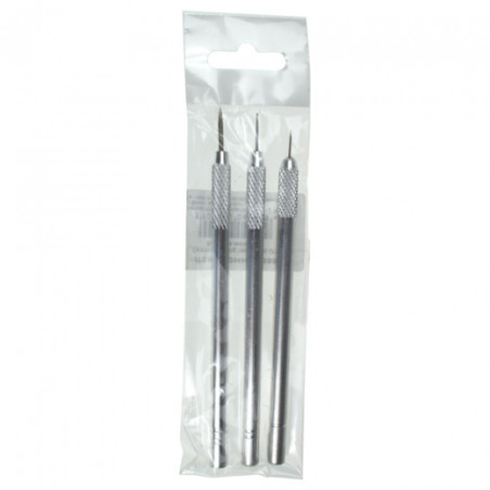 Ceramic and etching needles set of 3pcs