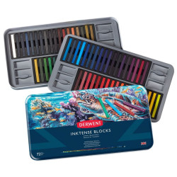 Derwent inktense block set of 72 ink blocks